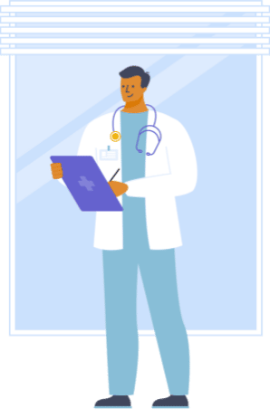 Illustration of a doctor